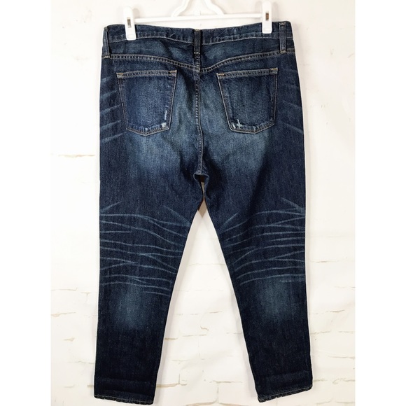 J. Crew Dark Wash Broken In Boyfriend Jeans SOLD - Picture 3 of 6